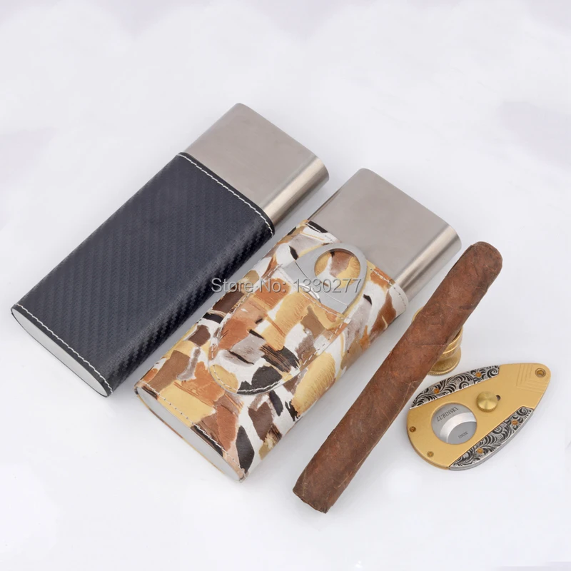 Автомобильный держатель для сигары Cohiba из углеродного волокна для защиты 3 пальцев сигар до 54 колец сигары для мужчин