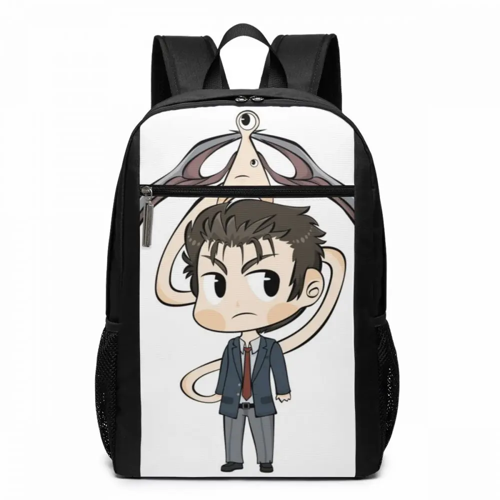 

Migi Backpack Shinichi And Migi From Parasite Backpacks Pattern Multi Purpose Bag Teenage Trending Man - Woman Sports Bags