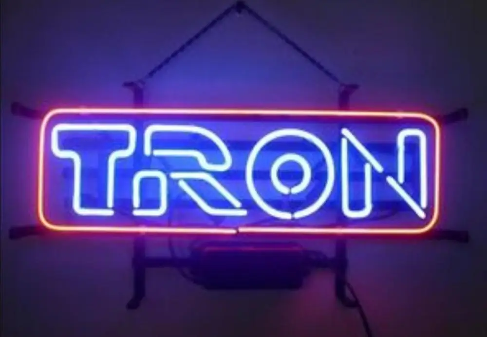 Индивидуальный стеклянный неоновый светильник TRON nintendo, пивной бар - Испускаемый цвет: 1