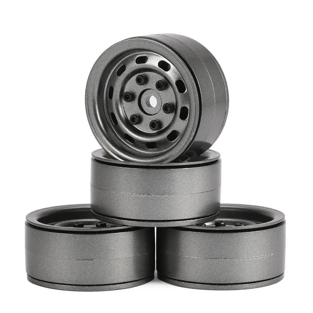 

4pcs AX-618 1.9' RC Tires Beadlock Metal Wheels Hub Rim Set for Axial SCX10 RC4WD D90 1/10 RC Car RC Model Parts & Accessories