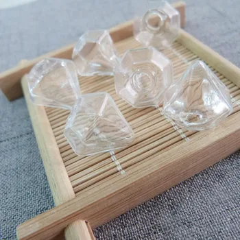

100pcs/lot 20mm new arrvial clear glass bottle wishing vial for diy jewelry necklace findings