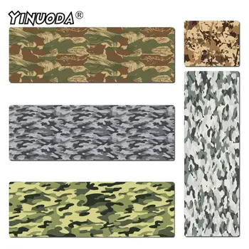 

Yinuoda Colorful Camouflage Pattern High Speed New Mousepad Size 30x60cm and 40x90cm Gaming Mousepads