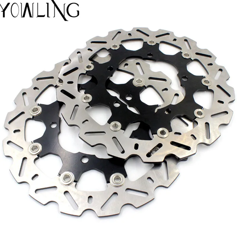 YOWLING motorcycle Parts Accessories Front Floating Brake Discs Rotor for SUZUKI GSR400 GSR600 GSR 400 600 GSR-400 GSR-600 цена YOWLING motorcycle Parts Accessories Front Floating Brake Discs Rotor for SUZUKI GSR400 GSR600 GSR 400 600 GSR-400 GSR-600 цены онлайн