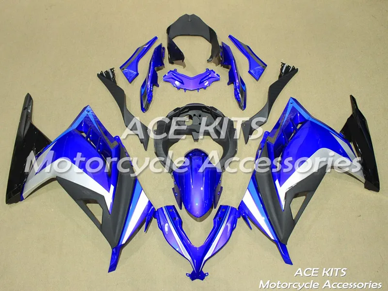 Новый мотоциклетный обтекатель abs для Kawasaki Ninja300 2013 2017 впрыска кузова