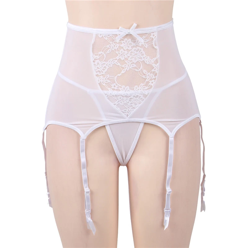 Sexy Woman Garter Wedding High Waist Lace Jaretelles Sexy Hot M XL 2XL 3XL Garter Belt Plus Size Intimates Female P5140