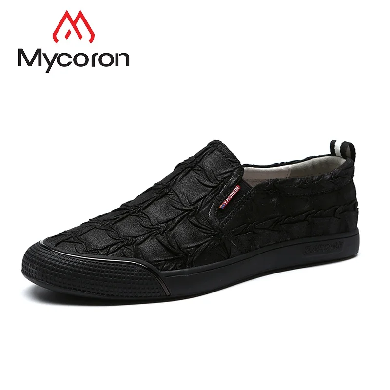 Preto E De Deslizamento Primavera Mycoron Dos Nova Em Loafers Respirável Homens Sneakers Outono Casuais Marca Calzado Sapatos Hombre Moda wwxBCqU