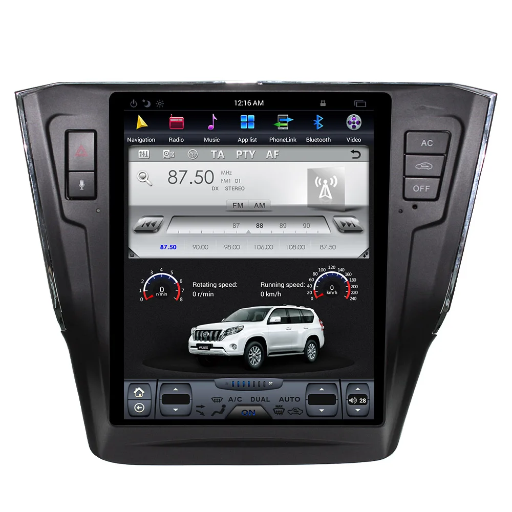 Sale ZWNVA Tesla Style IPS Plus Screen Android 7.1 No Car DVD Player GPS Navigation For VW Passat 2015 2016 2017 2018 Radio Head Unit 4
