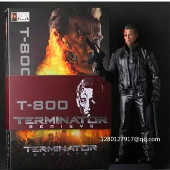 

Movie 12 Inches Terminator 2: Judgment Day T-800 Battle Damage Edition PVC Action Figure Collectible Model Toy BOX P285