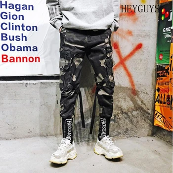 

NAGRI Autumn Camouflage Pants Men's Fashion Camouflage Pants Haran Hip Hop Pencil Joggers Streetpants US Size M L XL XXL