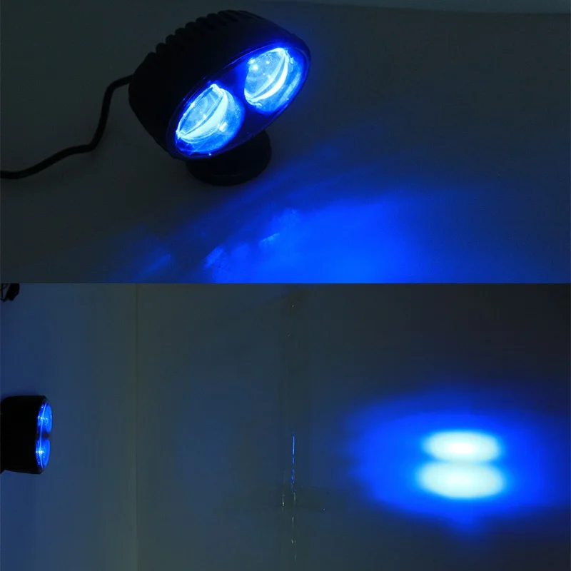 FADUIES 10W Blue LED Forklift Safety Light Spot Light Warehouse Safe Warning Light, 10V-80V LED Forklift Light (9)