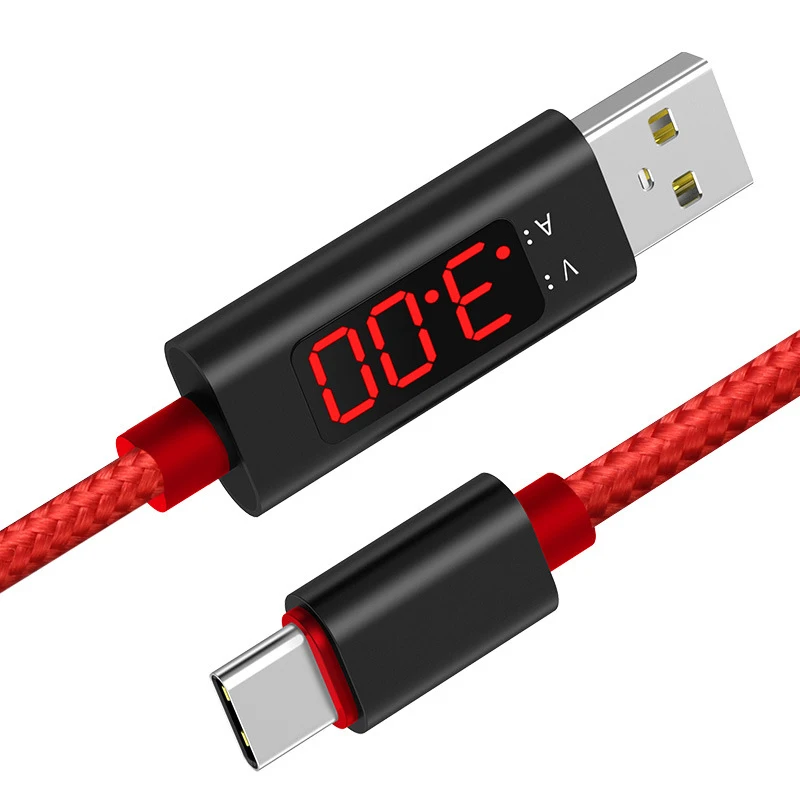 Usb type C Micro USB кабель для USB C кабель для мобильного телефона Быстрая зарядка USB кабель для iPhone X 8 7 6 6S Puls с ЖК-дисплеем