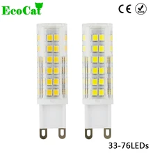 G9 LED 2835 SMD 3W 5W 7W 220v 33LEDs 51LEDs 76LEDs Lamp Ceramic Crystal LED Bulb Spotlight for Chandelier