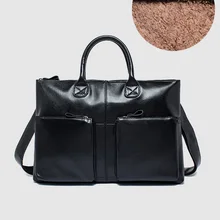 CARANFIER Мужские портфели винтажные повседневные сумки на плечо из натуральной воловьей кожи высокого качества сумки для ноутбука дорожные сумки