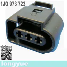 Longyue 10kit 3 контактный разъем 1J0973723 разъем для VW AUDI 1J0 973 723