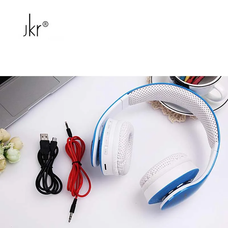  2017 Newest Jkr 212b bluetooth wireless headsets with portable microphone portable headphone tf car