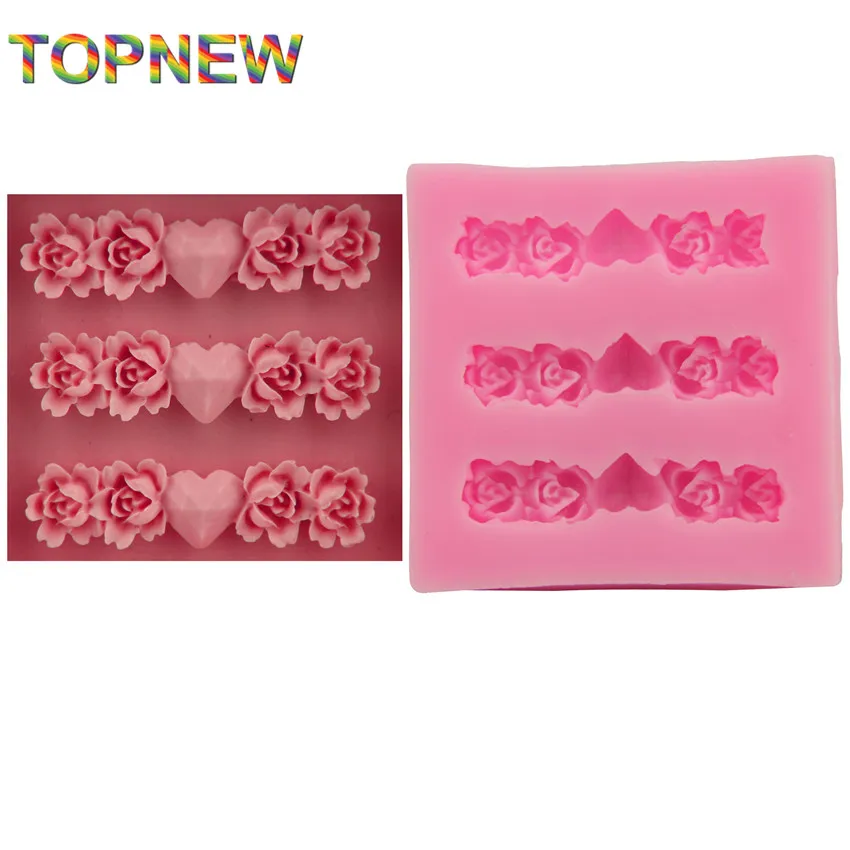 

DIY Flower Bunch Lace Mold Fondant Candy Mould 100% Safe Baking Pastry Decorating Tools Chocolate Silicone Cake Mold 1746