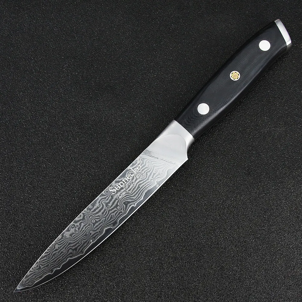 Sunnecko 2 шт набор ножей из дамасской стали японский VG10 сталь 8 &quotChef 5&quot утилита
