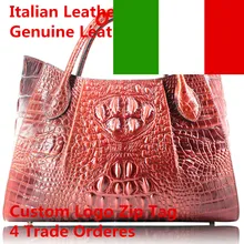 Женские сумки из натуральной итальянской кожи, знаменитые сумки с тиснением под крокодиловую кожу, женские дизайнерские кошельки, сумки-тоут