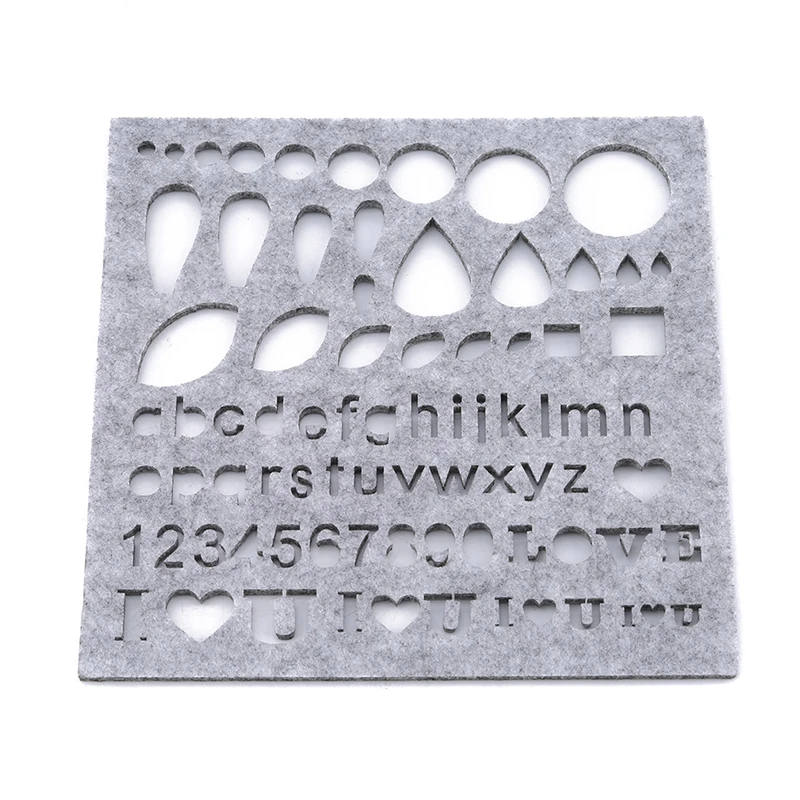 7pcs DIY Needle Felting Applique Mold Sewing Accessories Wool Felt