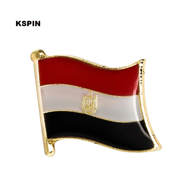 Egypt flag badge pin lapel pin 100pcs a lot Brooch Icons KS 0009in