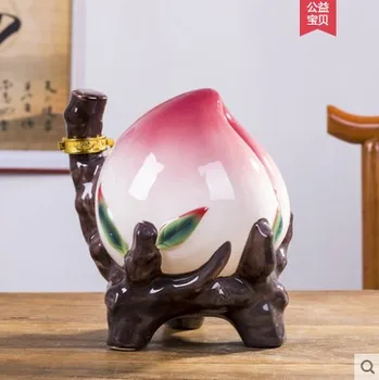 

home decoration accessories Jingdezhen 2.5kg Ceramic Wine Tank Gift Birthday Arrangement Storage Wine Bottle Ceramic Wine Tank