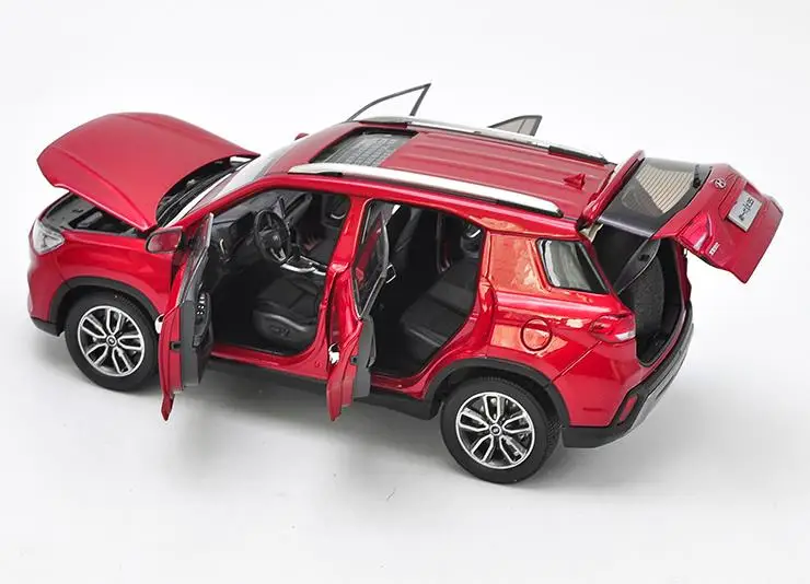 Высокая моделирования HYUNDAI IX35, расширенная Коллекция Модель 1:18 игрушечная машинка из сплава, литая металлическая модель, Изысканные