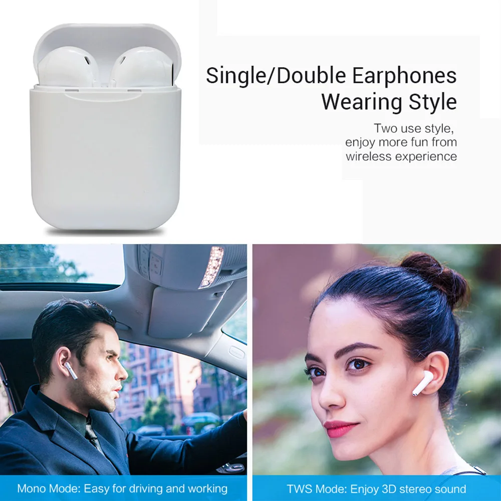 i11 TWS Bluetooth 5.0 Wireless Earphones Earpieces mini in-ear air pods Earbuds For all smart phone With Charging Box