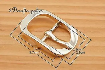 

belt buckle Center Bar buckle pin buckle 3/4 inch 19 mm light gold 6 pcs U177