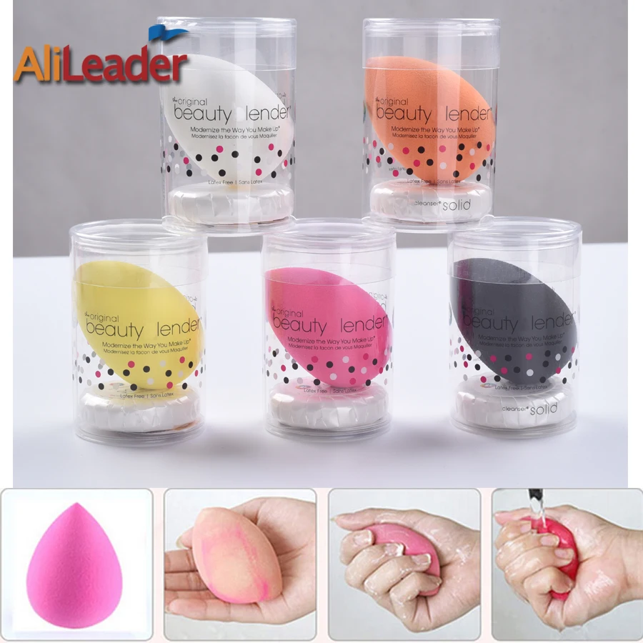 Best Wholesale 10 Kit Mini Solid LatexFree Cosmetic Puff With Sponge