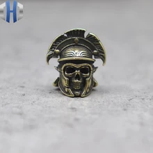 Knife Beads EDC Tool Parachute Rope Spartan Corps Skull Helmet Paracord Beads