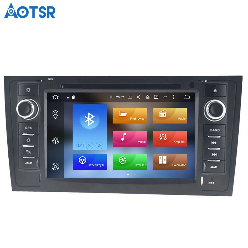 Cheap Aotsr Android 8.1 GPS navigation Car DVD Player For AUDI A6 1997-2005 multimedia 2 din radio recorder 4GB+32GB 2GB+16GB 3