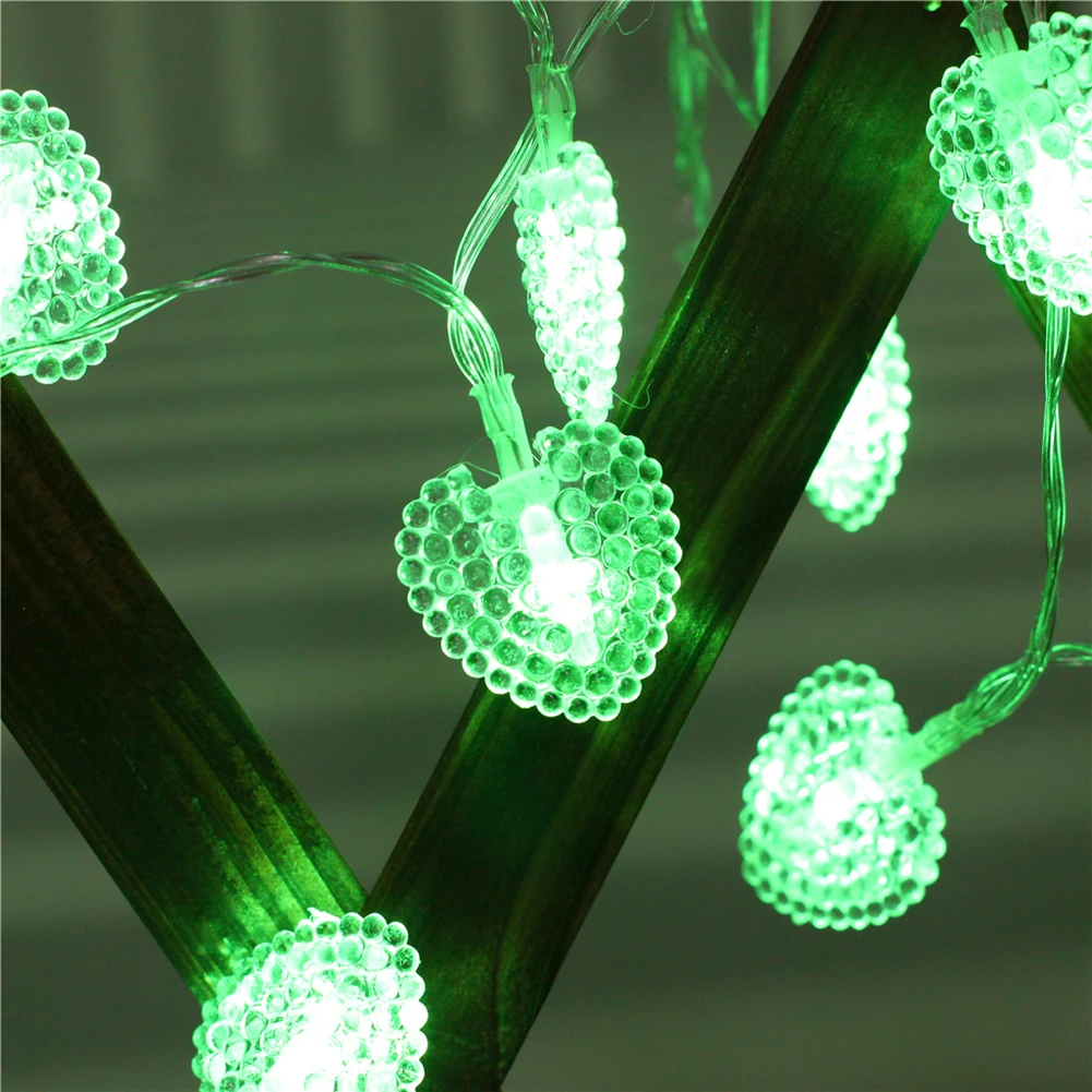 Фея LightsPearlescent «любящее сердце» свет шнура 1,5 м-6 м, 10L/20L/40L63AA6 номер Свадебные вечерние настенные украшения на окна для дома детская Ночная лампа