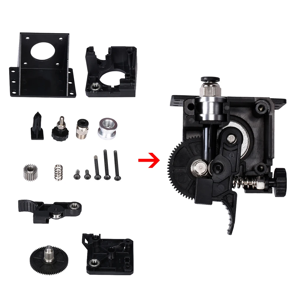 BIGTREETECH Titan экструдер полный комплект Optinal Nema 17 шаговый двигатель и V6 Bowden J-head 1,75 нити 3d принтер части фокусник