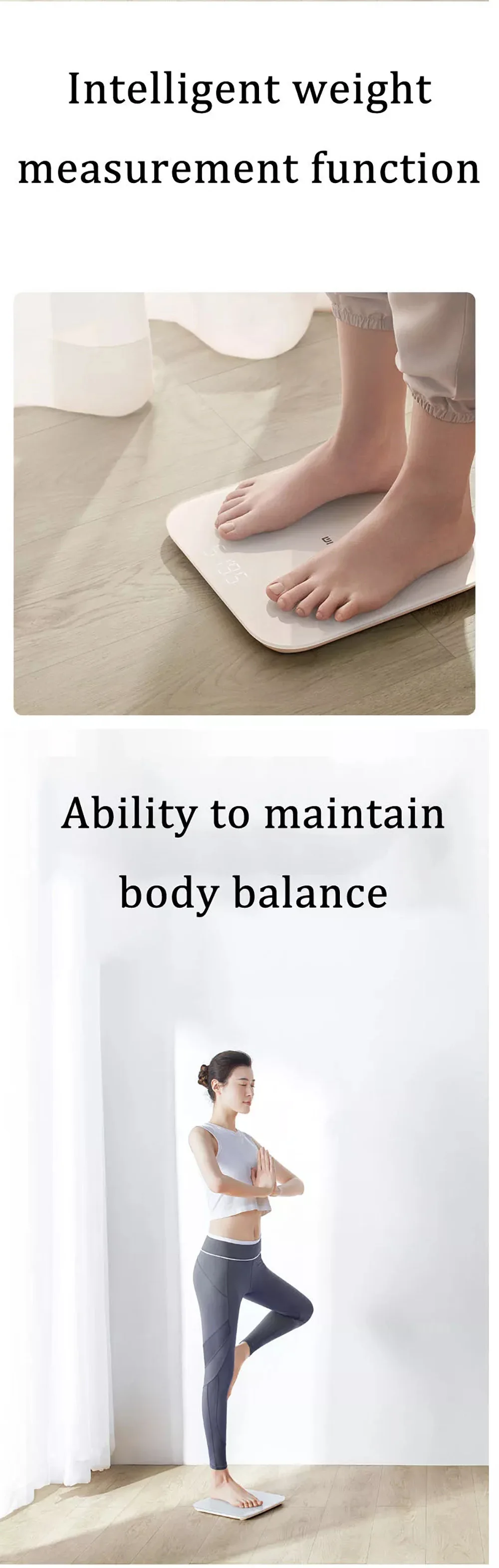 Original Xiaomi Mijia Scale 2 Mi Smart Health Weight Scale Bluetooth 5.0 Digital Scale Support Android 4.3 iOS 9 Mifit APP