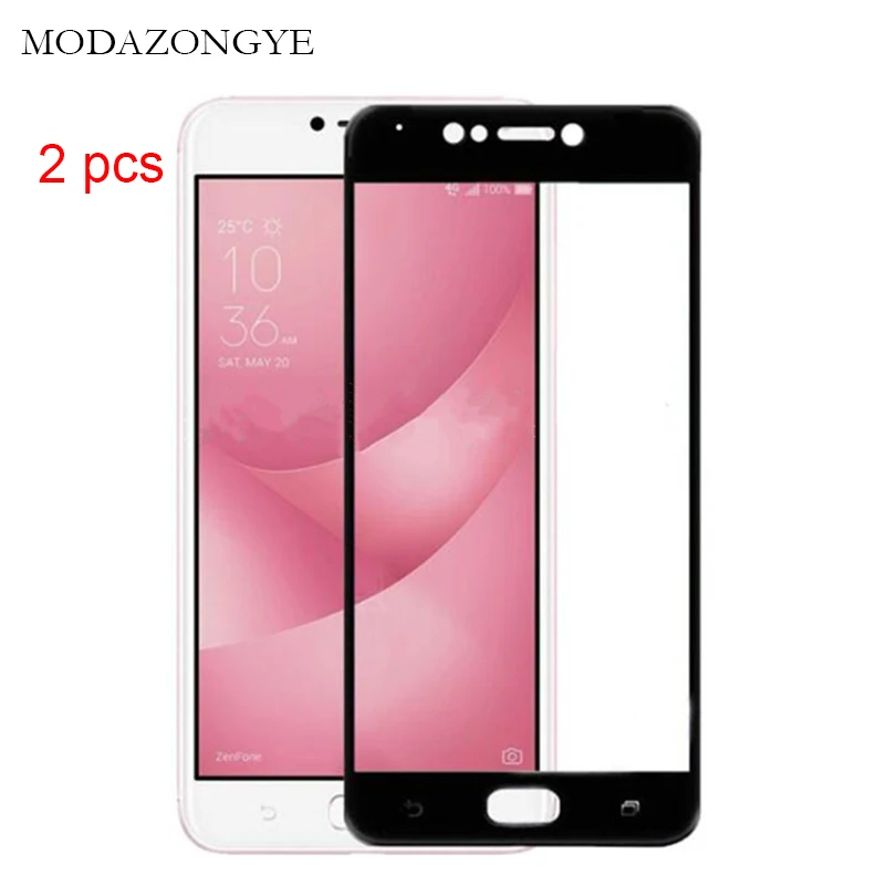 2pcs Tempered Glass For Asus ZenFone 4 Max ZC520KL Screen Protector X00HD Full Cover | Мобильные телефоны и аксессуары