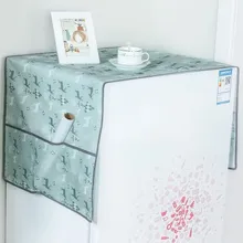 Рождественская олень независимая печатная стиральная машина, многофункциональная Пылезащитная Крышка 55*130 см