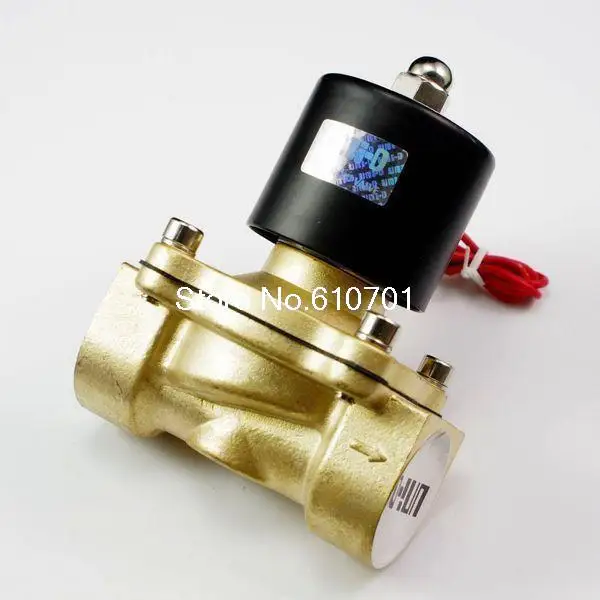 

Water Air Gas Fuel NC Solenoid Valve 3/8" BSPP 12VDC 24VDC 110VAC 220VAC 2W040-10