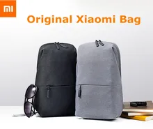 100% новый оригинальный xiaomi рюкзак мужчины женщины малый размер плеча типа унисекс рюкзак с 4l большой емкости школьные сумки