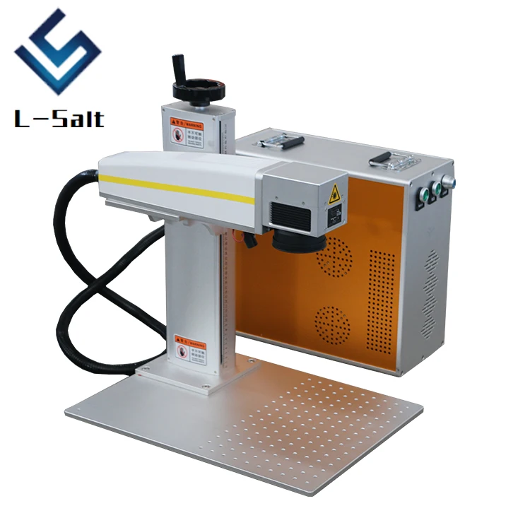 Portable Fiber Laser Marking and engraving Machine qr code laser marking machine in Wood