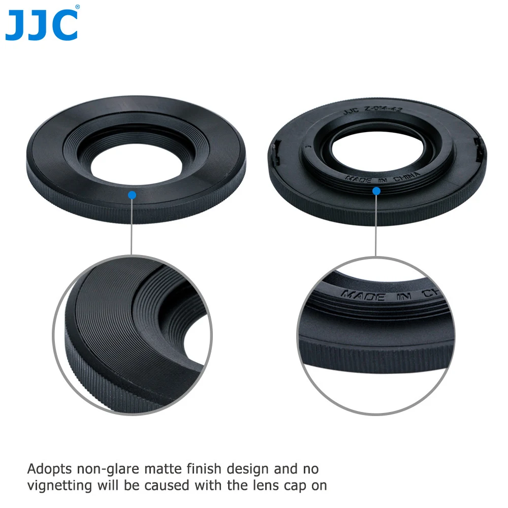 JJC Auto Lens Cap for Panasonic G Vario 12-32mm f/3.5-5.6 ASPH Olympus M.ZUIKO DIGITAL ED 14-42mm f/3.5-5.6 EZ  Replaces LC-37C