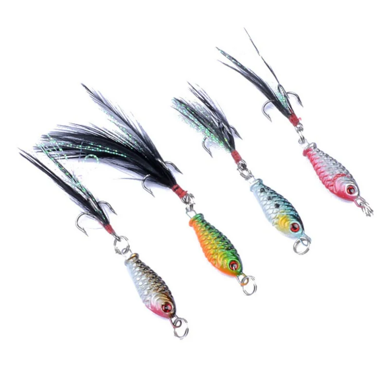 

4 Color Small Lead Fish Lure 6g / 3.2cmMetal Lure Bait Boutique Fishing Gear Bionic Fishing Bait Fishing Lure Hot