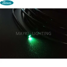 Maykit сауна светильник светодиодный сауны Освещение с помощью Волокна оптоволоконного кабеля 500 м/roll 2.2 мм Диаметр горит Волокна оптоволоконного кабеля с черный ПВХ покрытие светильник для сауны светильник сауна