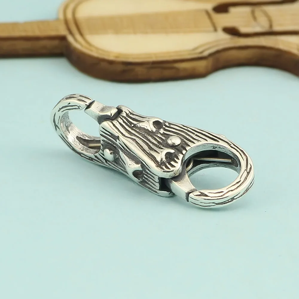 925 Sterling Silver Clasps And Endings Tree Lock Charm Beads Fit European Brand Troll Bracelet Jewelry For DIY Bracelet Making (1)