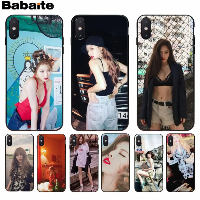 Babaite Kim Hyun A kpop Pattern TPU Soft Phone Accessories Cover Case for iPhone 8 7 6 6S Plus X XS MAX 5 5S SE XR Cellphones Babaite Kim Hyun A kpop Pattern TPU Soft Phone Accessories Cover Case for iPhone 8 7 6 6S Plus X XS MAX 5 5S SE XR Cellphones