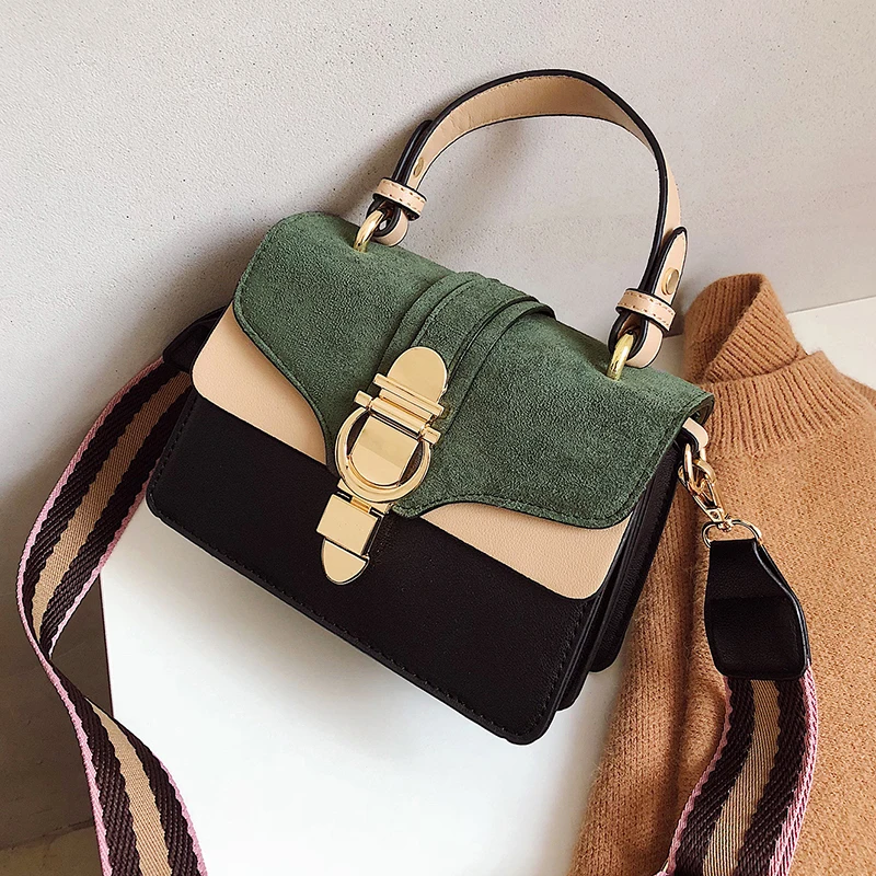 

2019 New Panelled Shoulder Messenger Bags Fashion Famous Designer Women Purses and Handbags