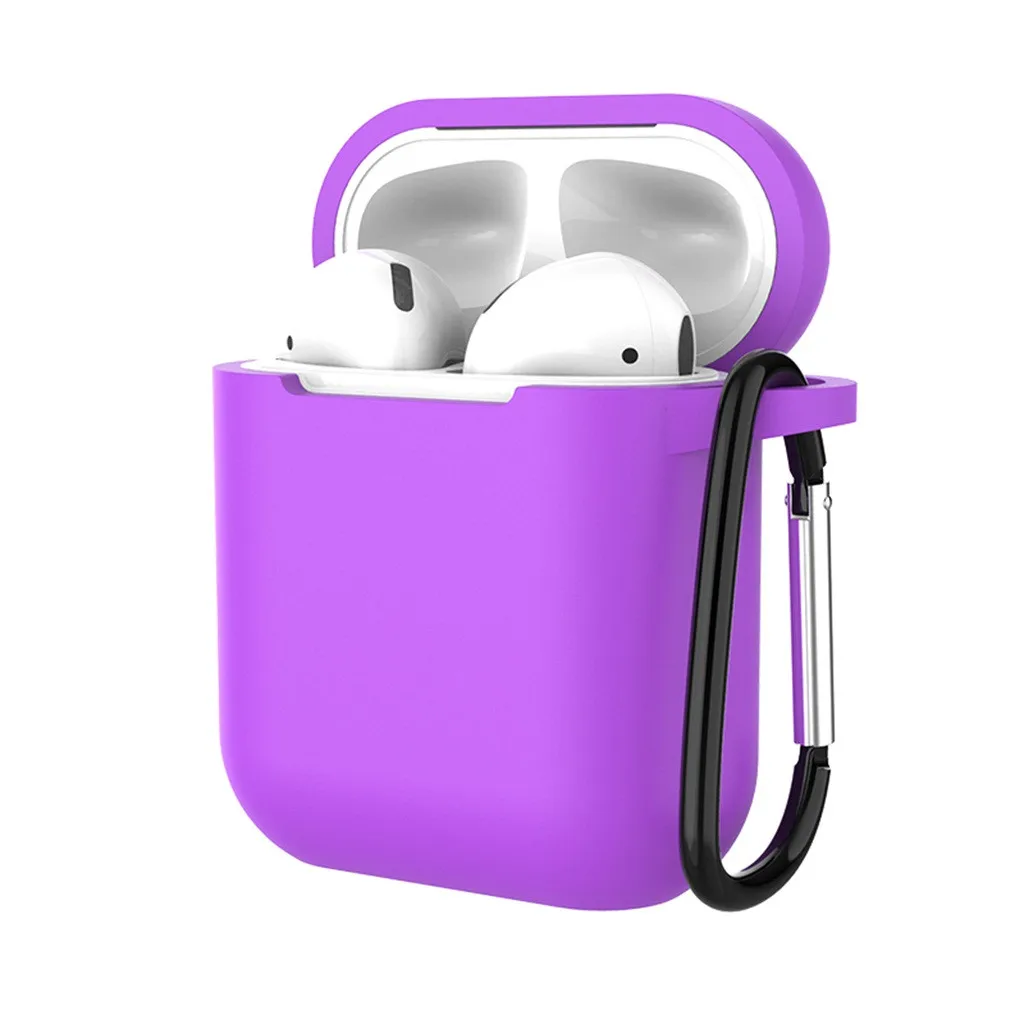 Силиконовый защитный чехол против потери для Apple AirPods с ушным крюком для Apple гарнитура для AirPods чехол s ультратонкий