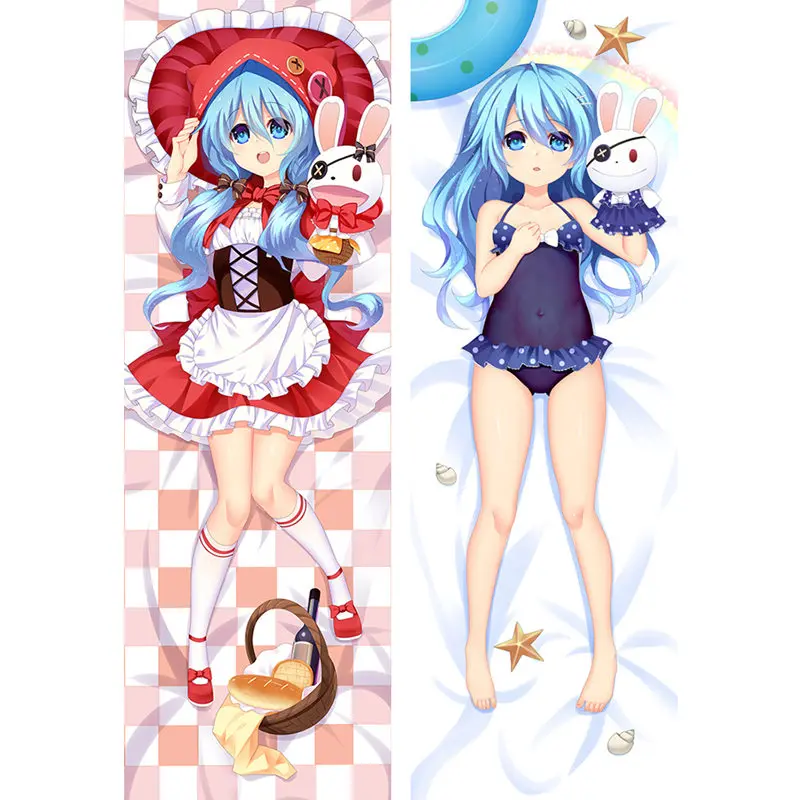 

Anime DATE A LIVE 3 pillow Cover Tokisaki Kurumi Dakimakura case Sexy girl 3D Double-sided Bedding Hugging Body pillowcase DL01