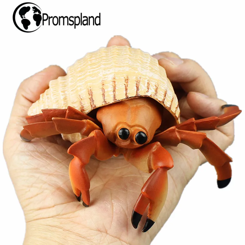 1pc Hermit Crab Action Figures Simulated Animal Early Learning