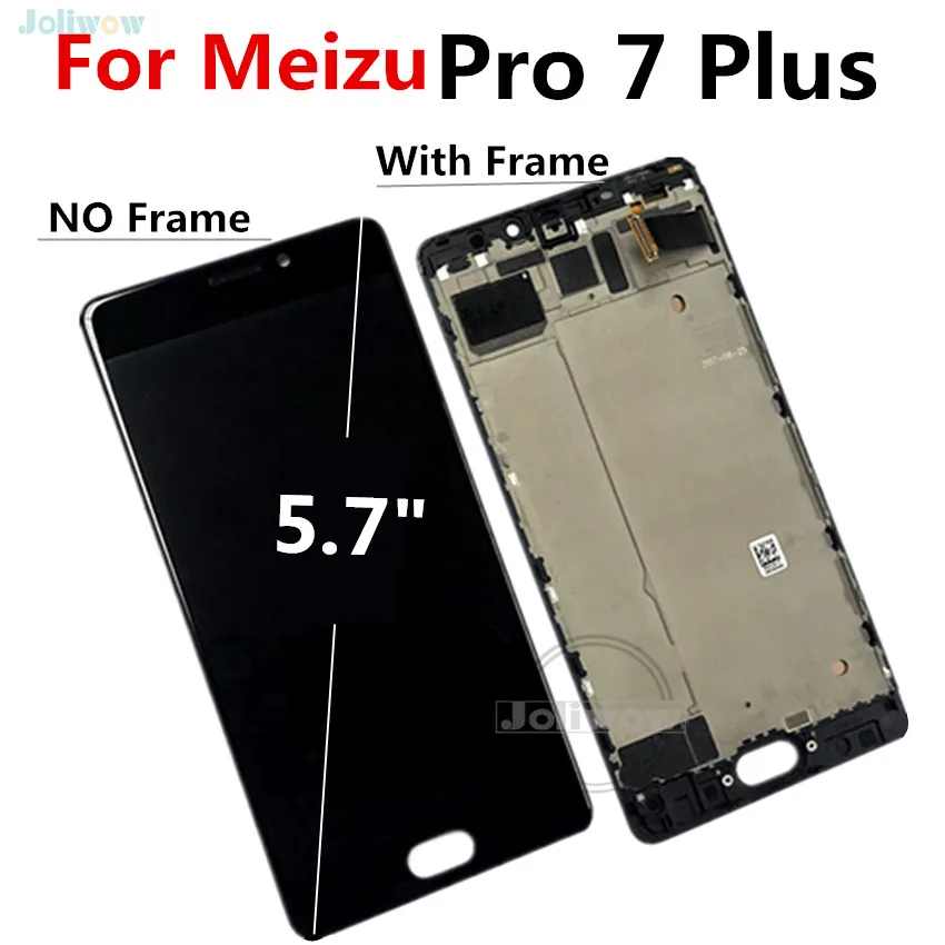 

AMOLED LCD 5.7 inch For Meizu Pro 7 Plus LCD Display Screen Touch Panel Digitizer Assembly With Frame For Meizu Pro7 Plus LCD