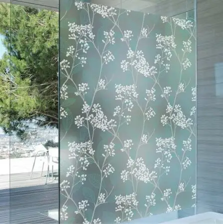 Frosted Window Glass Sticker Window Film Protect Privacy Removable 40*100cm 